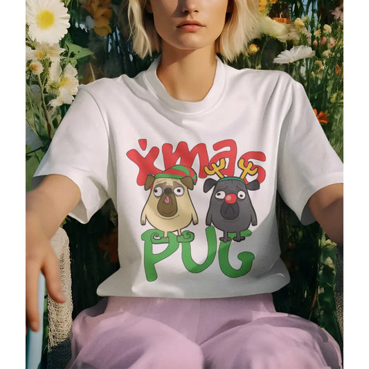 Xmas Pug T-Shirt - Tshirtpark.com