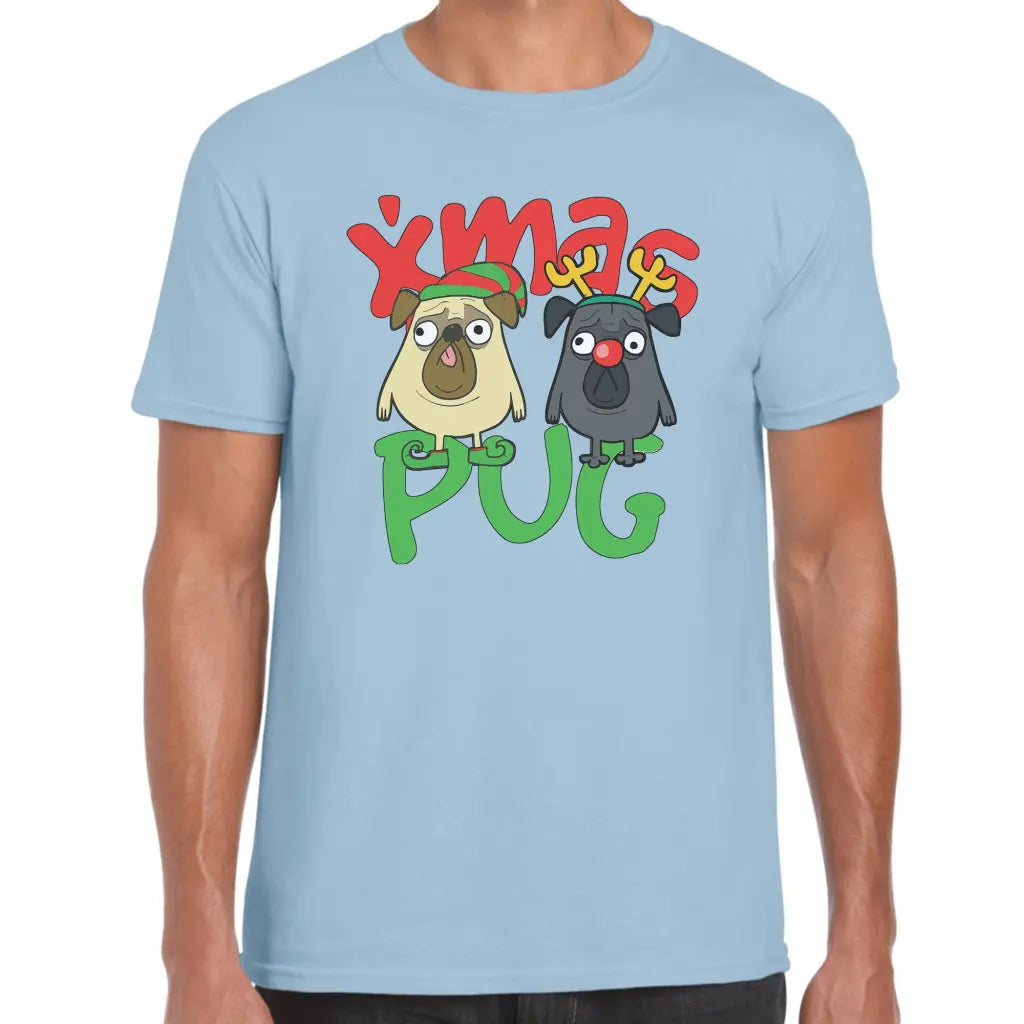 Xmas Pug T-Shirt - Tshirtpark.com