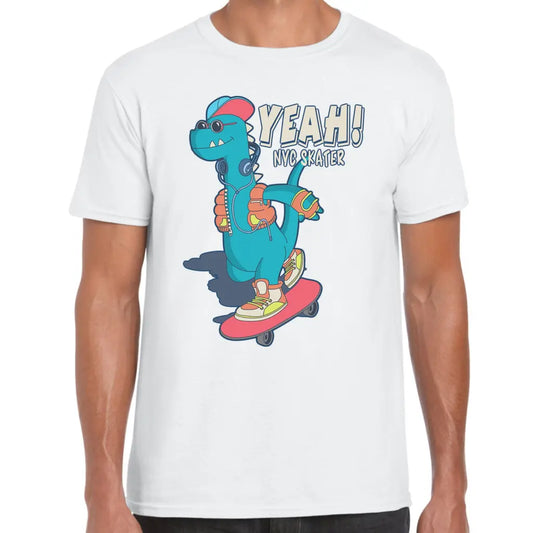 Yeah Skater Dino T-Shirt - Tshirtpark.com