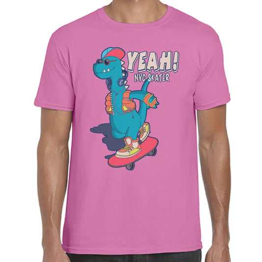 Yeah Skater Dino T-Shirt - Tshirtpark.com