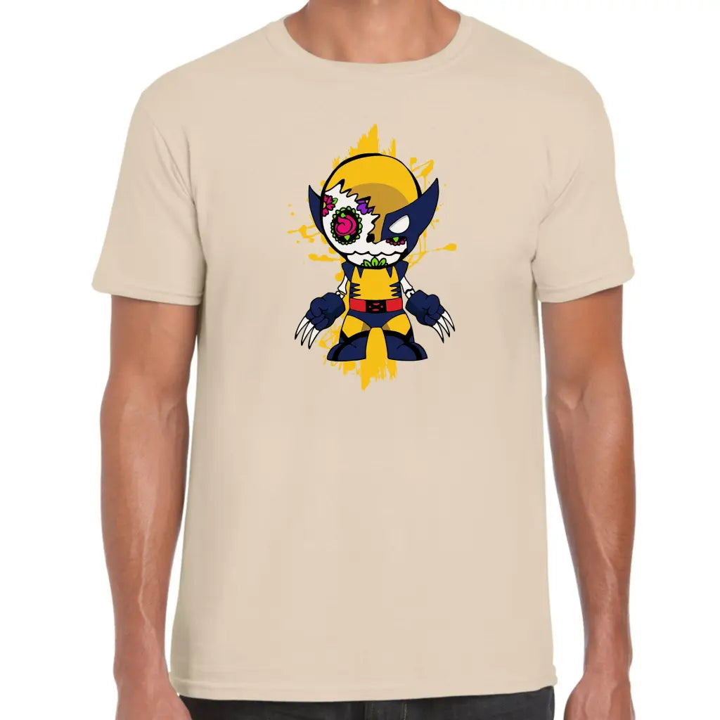 Yellow Wolf Man T-Shirt - Tshirtpark.com