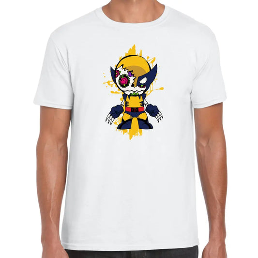 Yellow Wolf Man T-Shirt - Tshirtpark.com