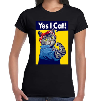 Yes I Cat Ladies T-shirt - Tshirtpark.com
