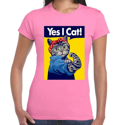 Yes I Cat Ladies T-shirt - Tshirtpark.com