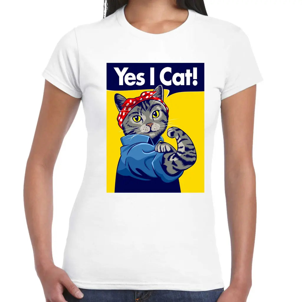 Yes I Cat Ladies T-shirt - Tshirtpark.com