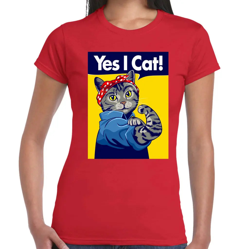 Yes I Cat Ladies T-shirt - Tshirtpark.com