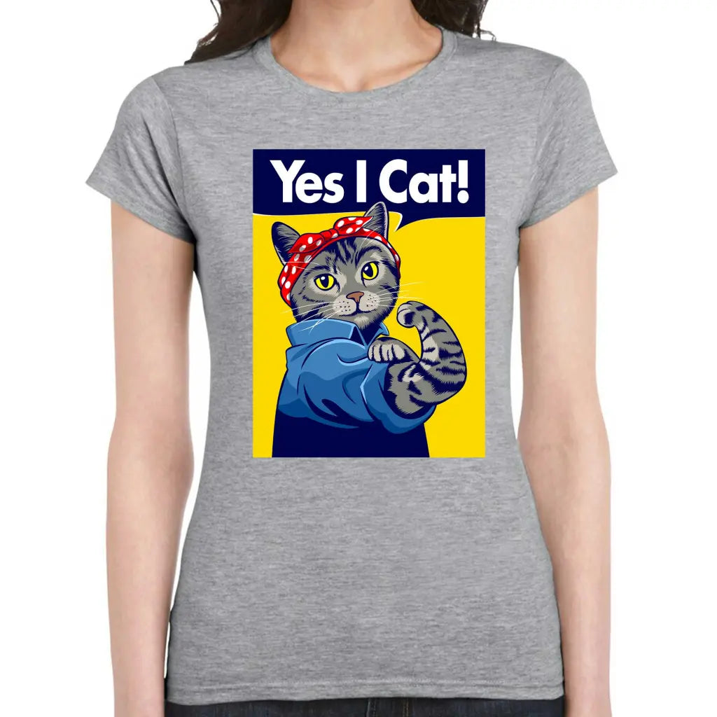 Yes I Cat Ladies T-shirt - Tshirtpark.com