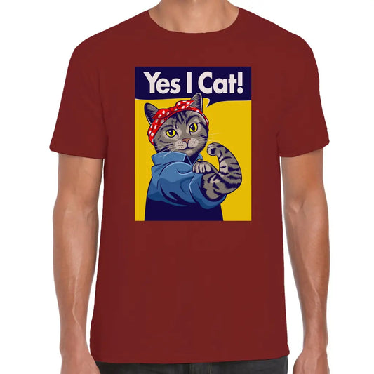 Yes I Cat T-Shirt - Tshirtpark.com