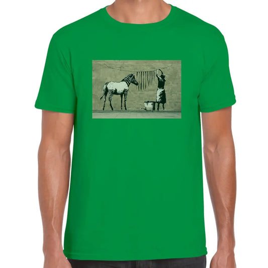 Zebra Banksy T-Shirt - Tshirtpark.com