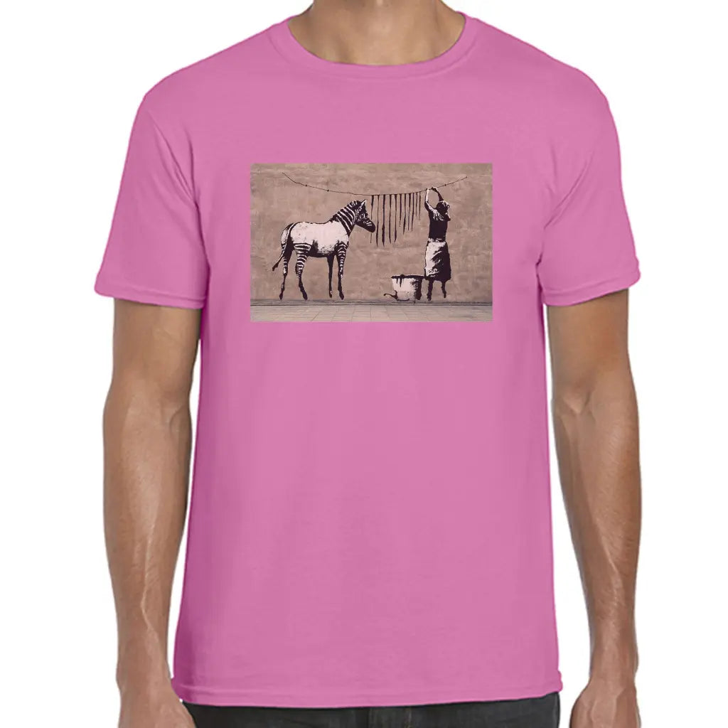 Zebra Banksy T-Shirt - Tshirtpark.com