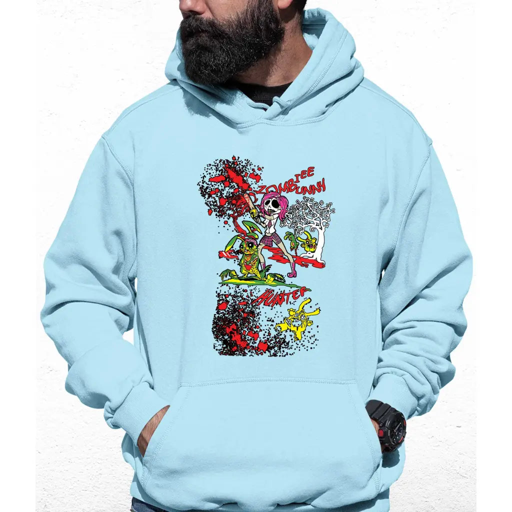 Zombie Bunny Colour Hoodie - Tshirtpark.com