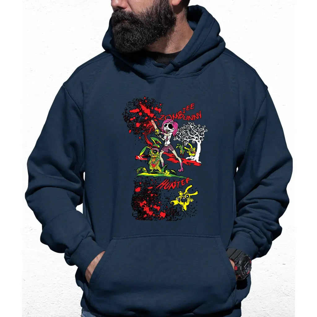 Zombie Bunny Colour Hoodie - Tshirtpark.com