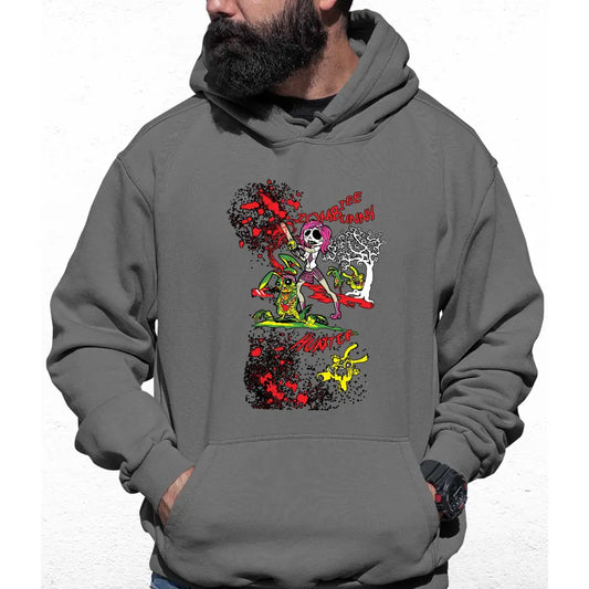 Zombie Bunny Colour Hoodie - Tshirtpark.com