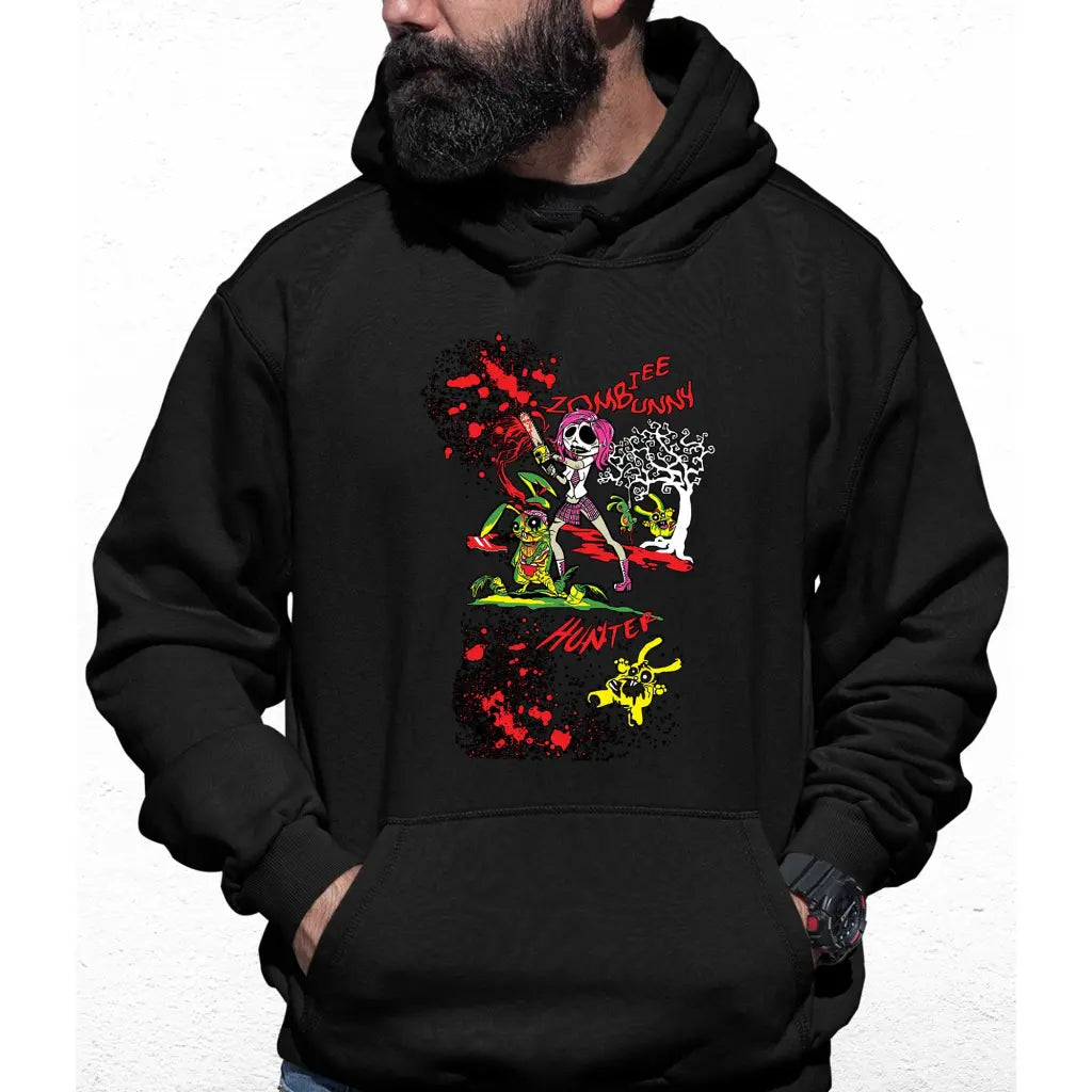 Zombie Bunny Colour Hoodie - Tshirtpark.com