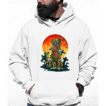 Zombie Cat Colour Hoodie - Tshirtpark.com