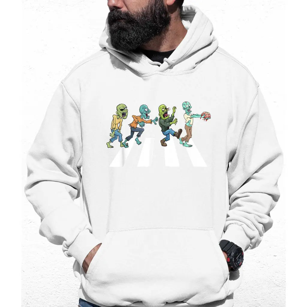 Zombie Crossing Colour Hoodie - Tshirtpark.com