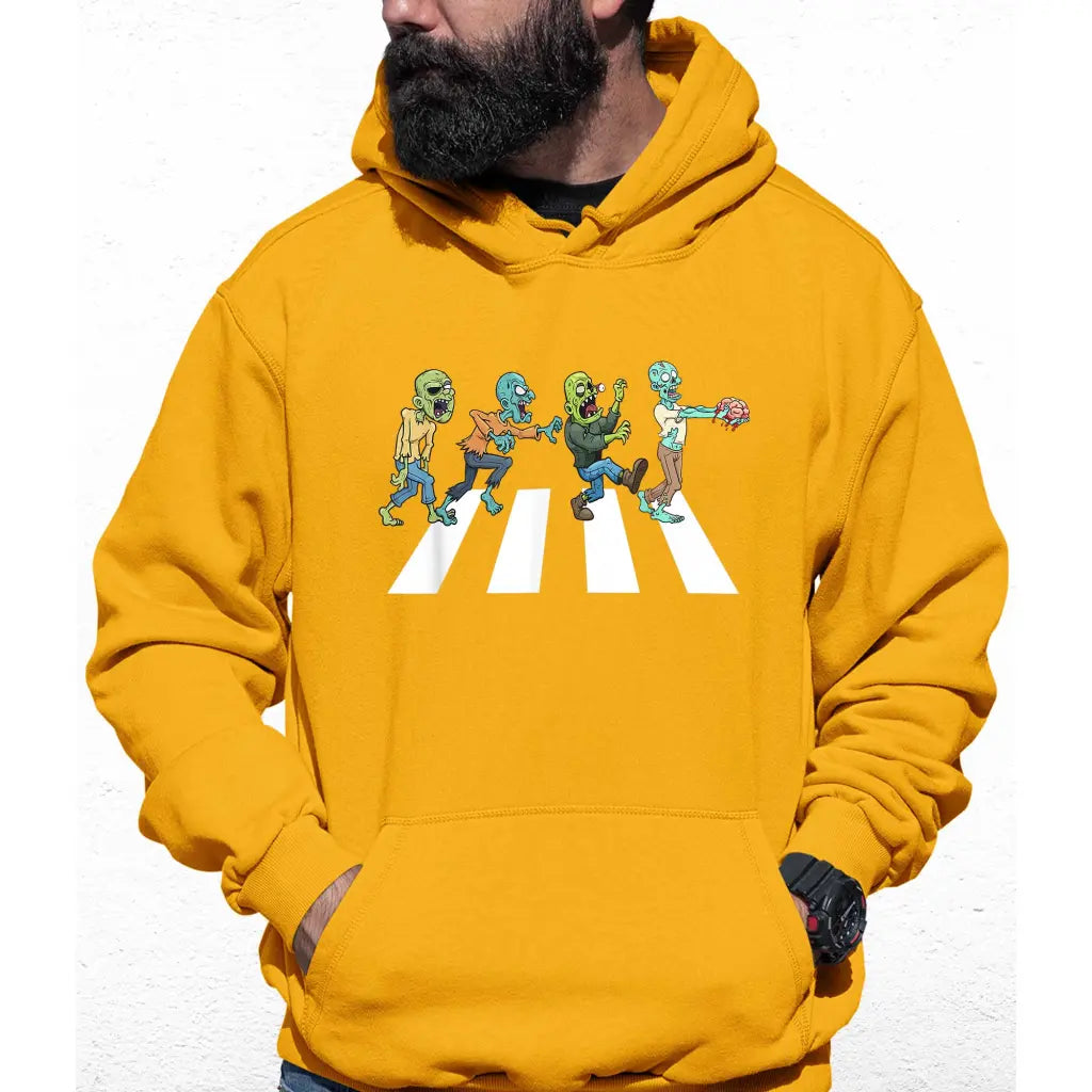 Zombie Crossing Colour Hoodie - Tshirtpark.com