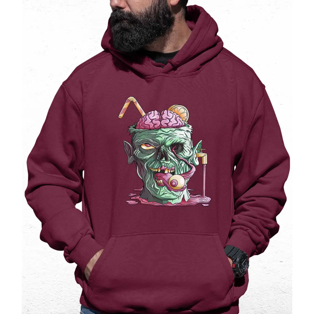 Zombie Head Cocktail Colour Hoodie - Tshirtpark.com