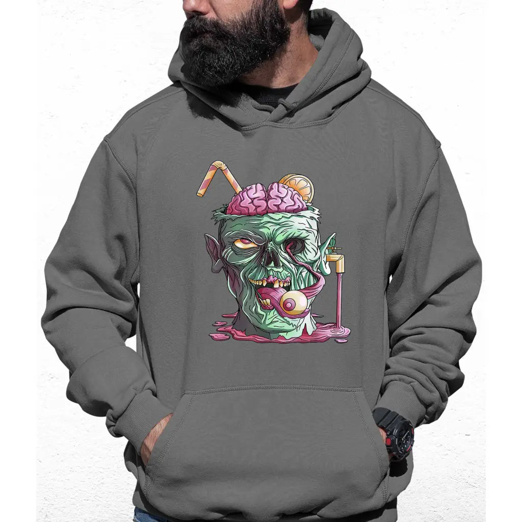 Zombie Head Cocktail Colour Hoodie - Tshirtpark.com