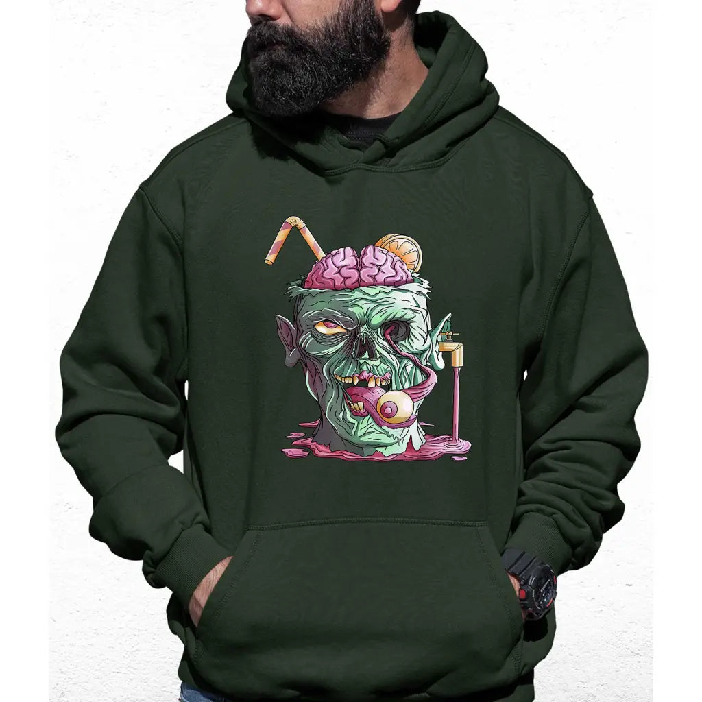 Zombie Head Cocktail Colour Hoodie - Tshirtpark.com