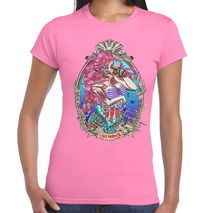 Zombie Little Mermaid Ladies T-shirt - Tshirtpark.com