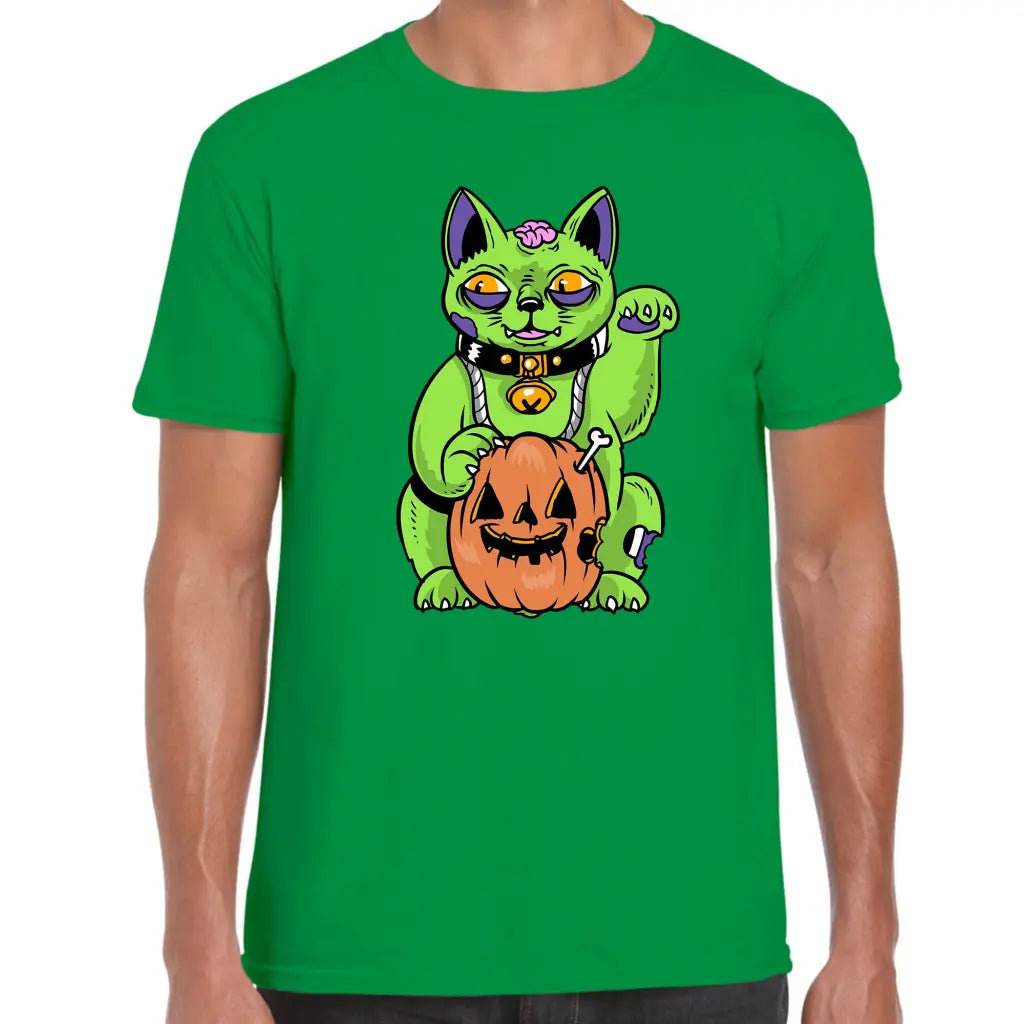 Zombie Lucky Cat T-Shirt - Tshirtpark.com