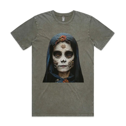Zombie Nun Stone Wash T-Shirt - Tshirtpark.com