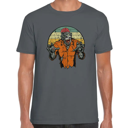 Zombie Orange Shirt T-Shirt - Tshirtpark.com