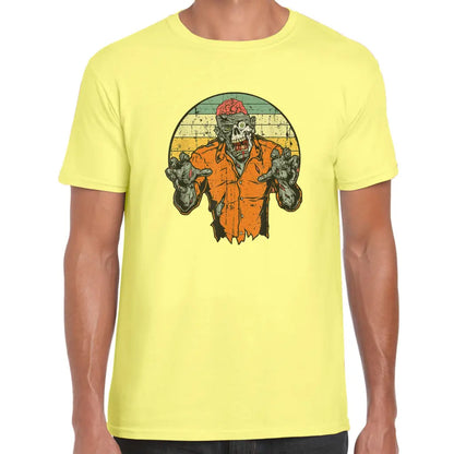 Zombie Orange Shirt T-Shirt - Tshirtpark.com