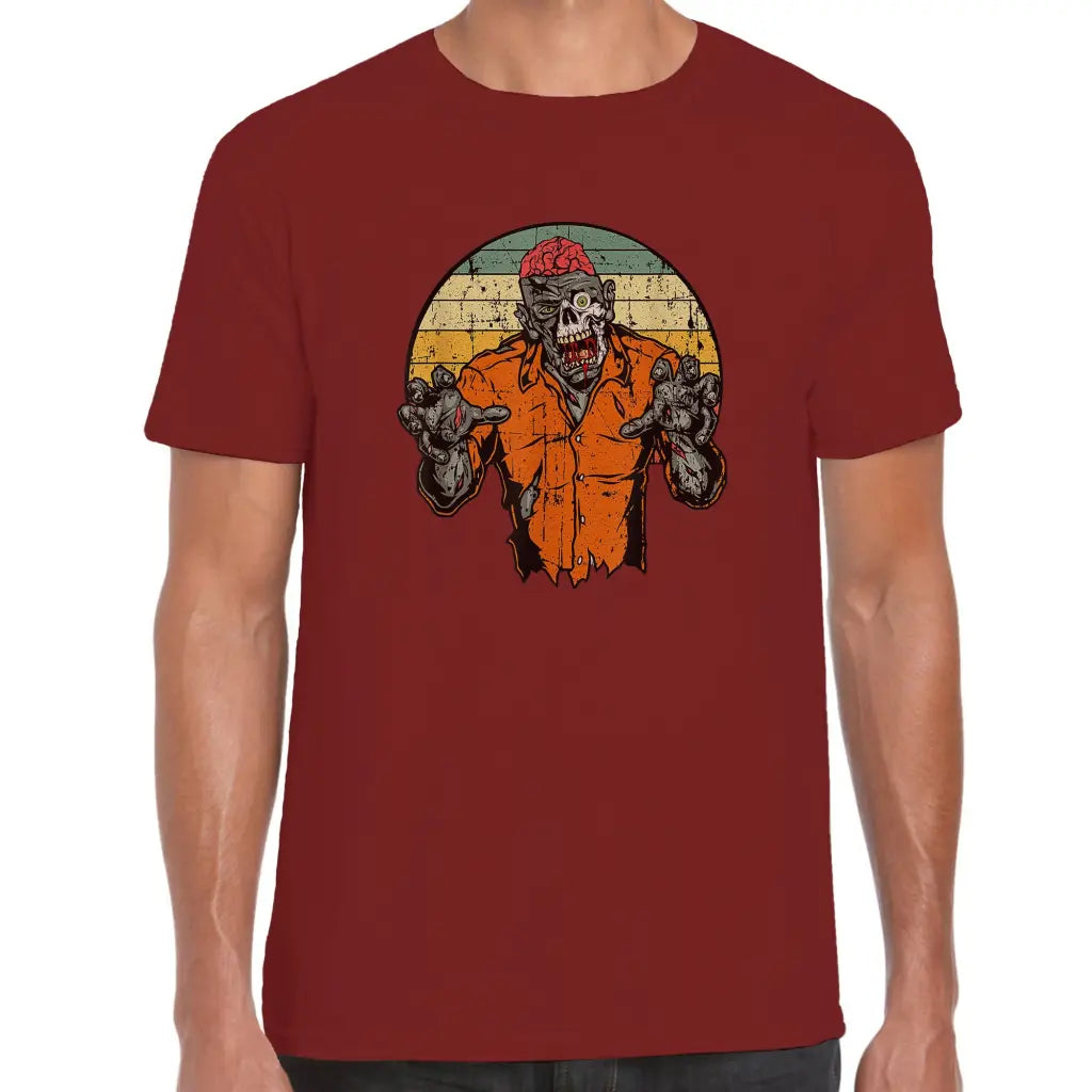 Zombie Orange Shirt T-Shirt - Tshirtpark.com