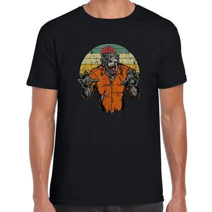 Zombie Orange Shirt T-Shirt - Tshirtpark.com