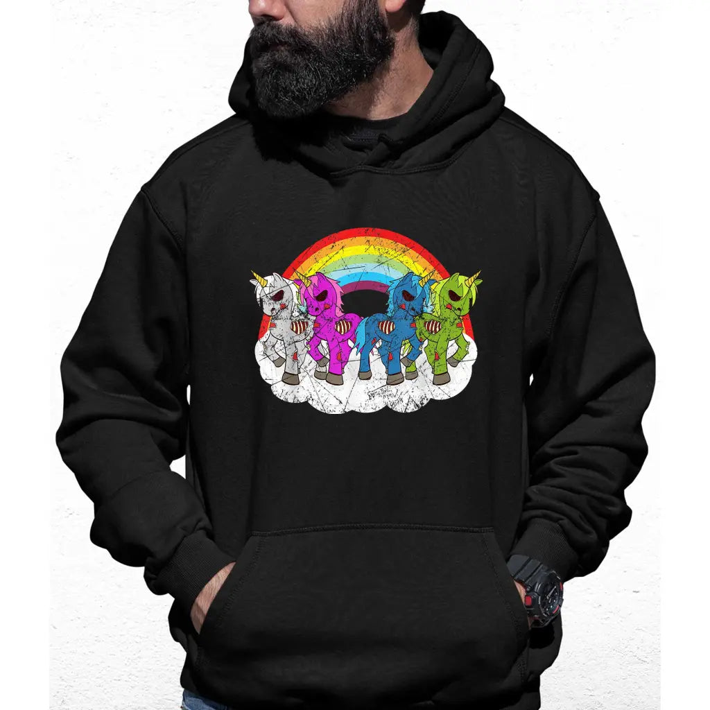 Zombie Unicorns Colour Hoodie - Tshirtpark.com