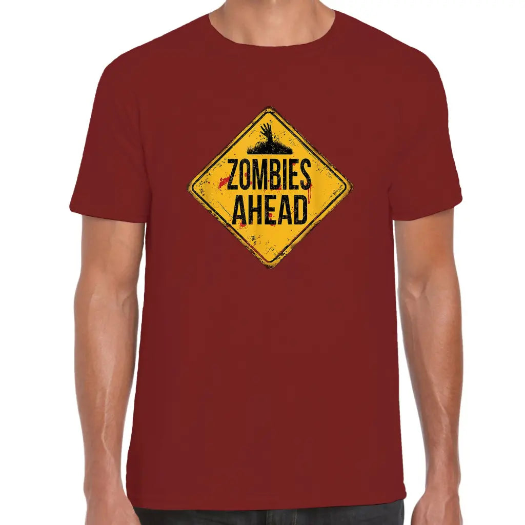 Zombies Ahead T-Shirt - Tshirtpark.com