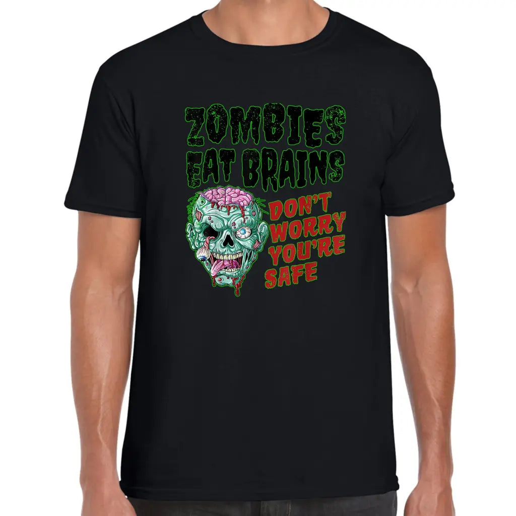 Zombies Eat Brains T-Shirt - Tshirtpark.com