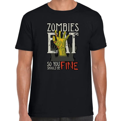 Zombies Eat Hand T-Shirt - Tshirtpark.com