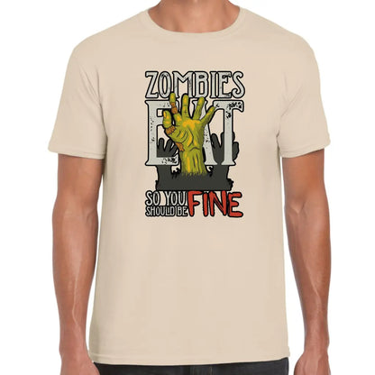 Zombies Eat Hand T-Shirt - Tshirtpark.com