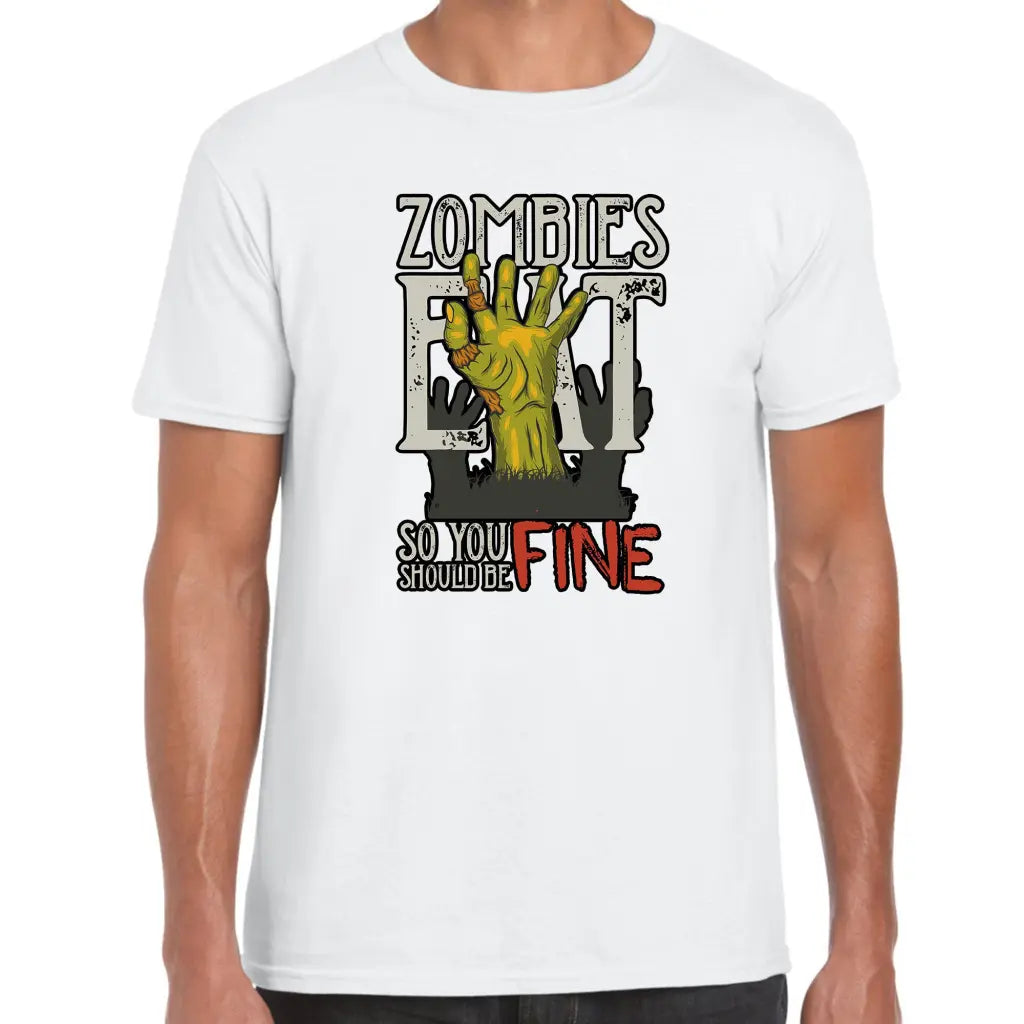 Zombies Eat Hand T-Shirt - Tshirtpark.com