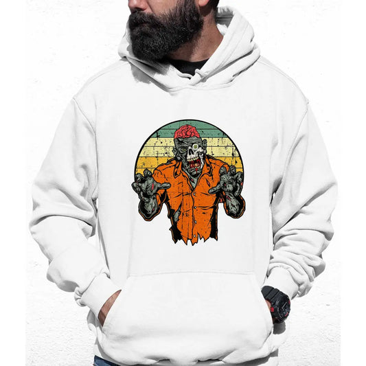 Zombies Orange Shirt Colour Hoodie - Tshirtpark.com