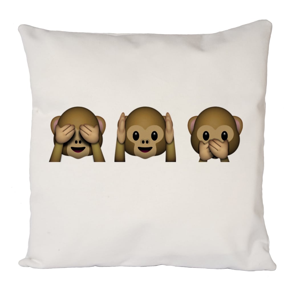 3 Monkeys Cushion Cover