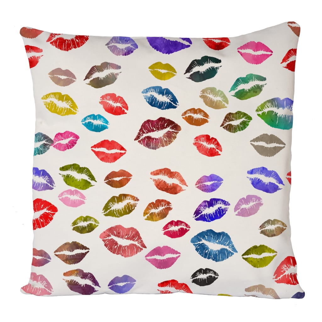 Colourful Lips Cushion Cover