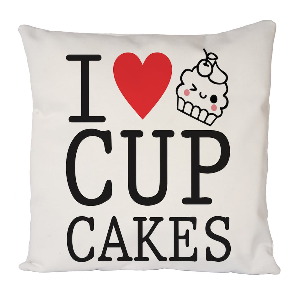I Love Cupcakes Cushion Cover