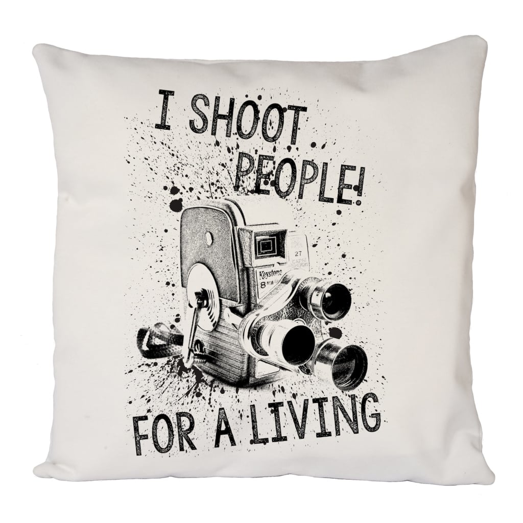 I Shoot People Cushion Cover