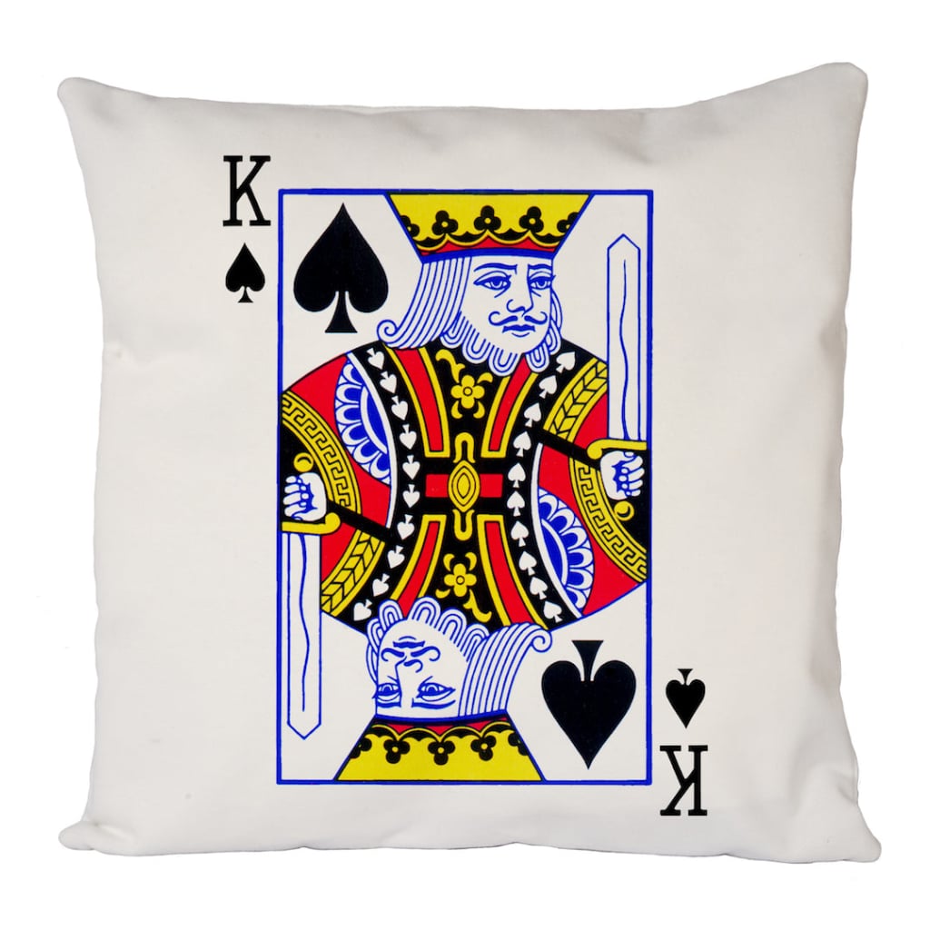 King Of Spades Cushion Cover