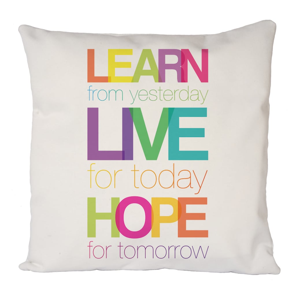 Learn Live Hope Cushion Cover