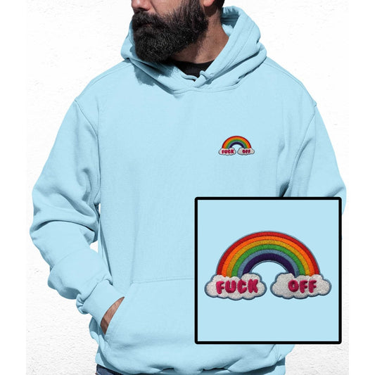 Rainbow Embroidered Colour Hoodie