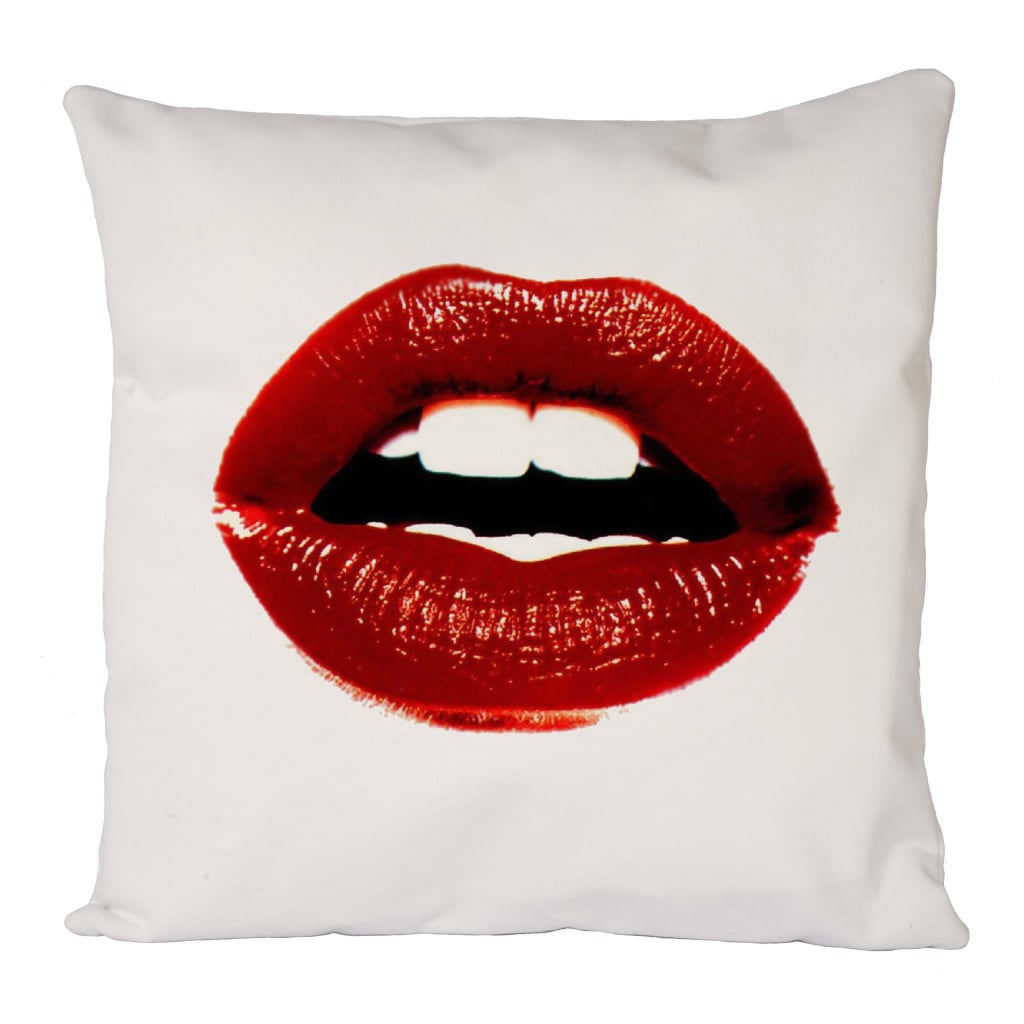 Red Lips Cushion Cover