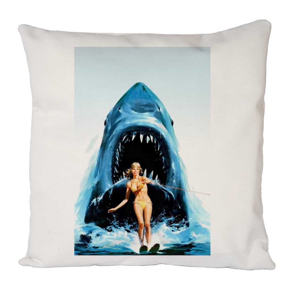 Shark Ski Girl Cushion Cover