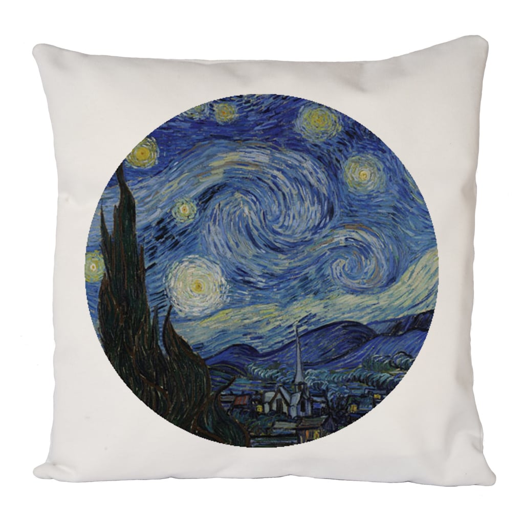 Starry Night Circle Van Gogh Cushion Cover