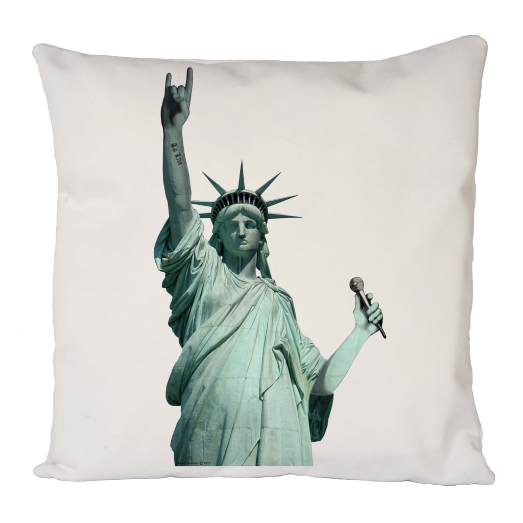 Statue Of Liberty Cushion Cover