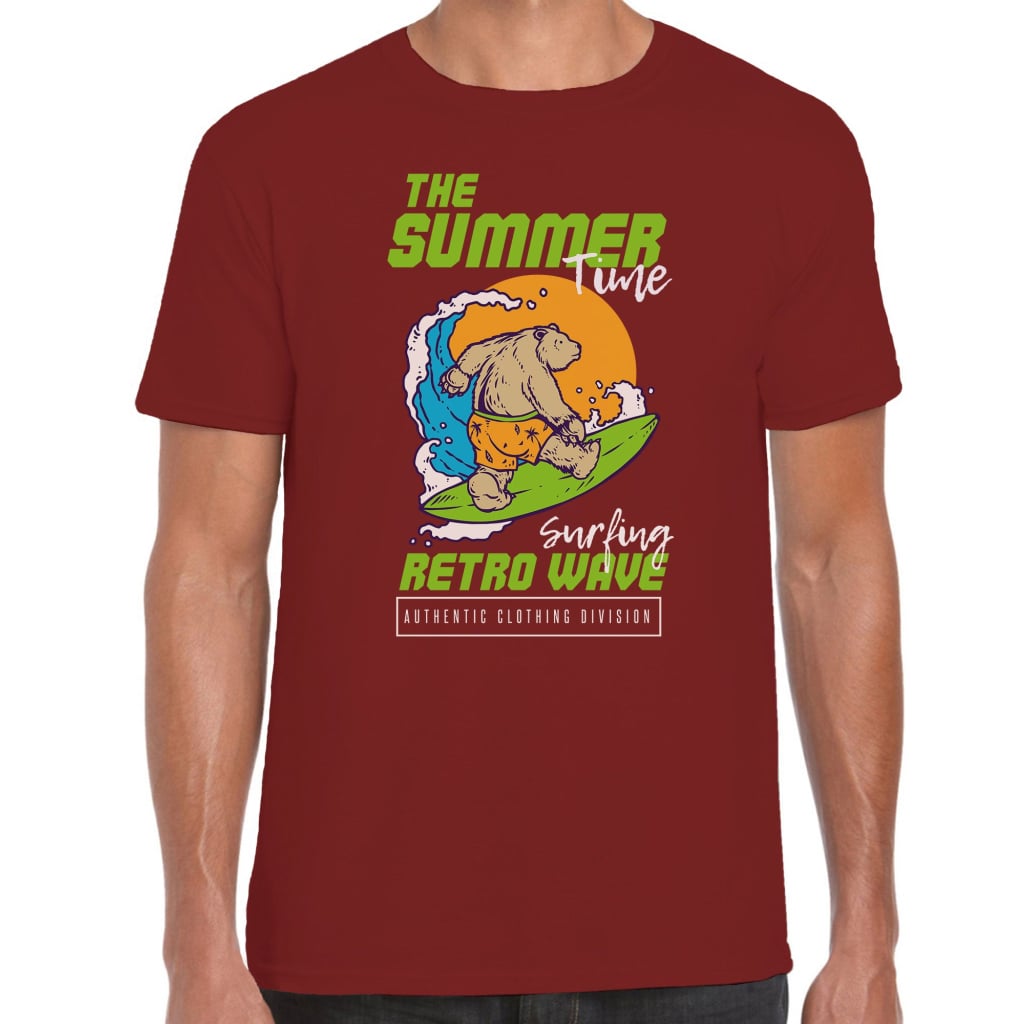 Surfing Retro Wave T-Shirt